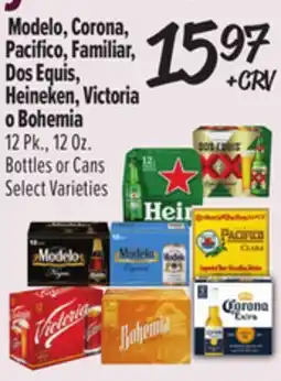 El Super Modelo, Corona, Pacifico, Familiar, Dos Equis, Heineken, Victoria o Bohemia offer