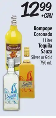 El Super Coronado 1 Liter., Sauza Silver or Gold 750 ml offer