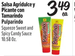 El Super Pulparindo Squeeze Sweet and Spicy Candy Sauce offer