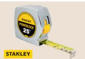 The Home Depot STANLEY Powerlock 25' Tape Measure wide blade offer