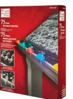 The Home Depot 75 pc. Light Clips lights or rope lights offer
