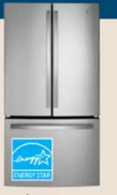 The Home Depot GE APPLIANCES 21.9 cu. ft. Stainless Steel Counter-Depth French Door Refrigerator offer