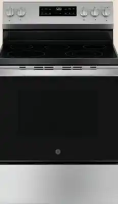 The Home Depot GE APPLIANCES 5.3 cu. ft. Stainless Steel Electric Range offer