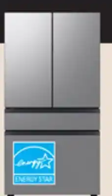 The Home Depot SAMSUNG 29 cu. ft. Bespoke Stainless Steel French 4-Door Refrigerator offer