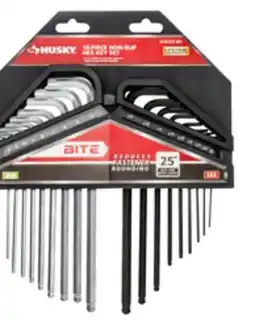 The Home Depot HUSKY Bite 18 pc. Hex Key Set offer