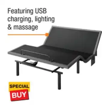 The Home Depot PERLECARE Queen Adjustable Bed Base offer