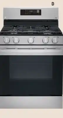 The Home Depot 5.8 cu. ft. Stainless Steel Gas Convection Range offer