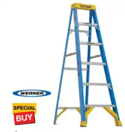 The Home Depot Werner 6' Fiberglass Step Ladder offer