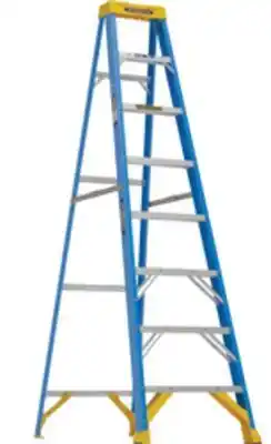 The Home Depot WERNER 8' Fiberglass Step Ladder Type I offer