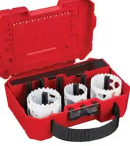 The Home Depot Milwaukee EXCLUSIVE Hole Dozer 8 pc. Bi-Metal Hole Saw Kit offer