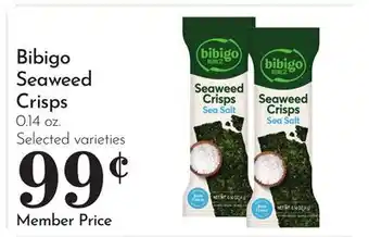 Pavilions Bibigo Seaweed Crisps offer