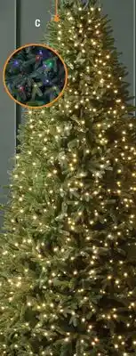 The Home Depot 9' LED Pre-Lit Jackson Noble Fir Artificial Christmas Tree offer
