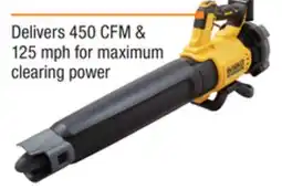 The Home Depot DEWALT 20V Max XR Brushless Blower offer