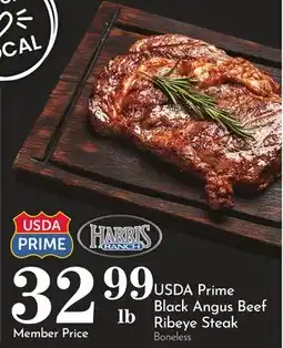 Pavilions USDA Prime Black Angus Beef Ribeye Steak offer