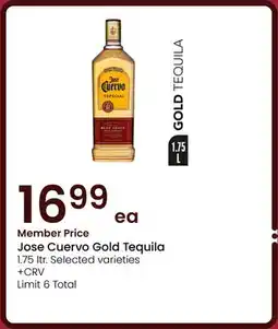 Albertsons Jose Cuervo Gold Tequila offer