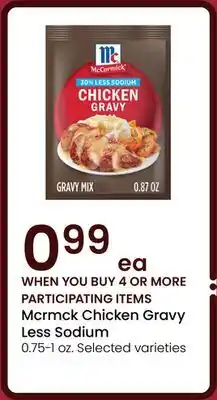 Albertsons Mcrmck Chicken Gravy Less Sodium offer