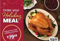 Pavilions Signature Cafe Holiday Dinners offer