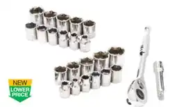 The Home Depot 24 pc. 3/8 Drive Socket Wrench Set offer