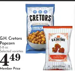 Pavilions G. H. Cretors Popcorn offer