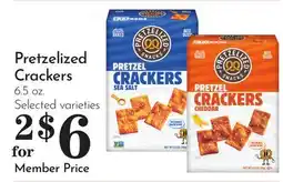 Pavilions Pretzelized Crackers offer
