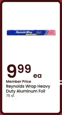 Albertsons Reynolds Wrap Heavy Duty Aluminum Foil offer