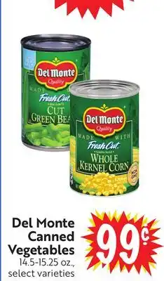 Foodmaxx Del Monte Canned Vegetables offer