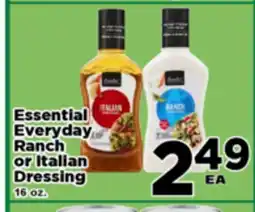 Superior Grocers Essential Everyday Ranch or Italian Dressing offer