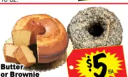 Superior Grocers Butter or Brownie Bundt Cakes offer