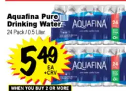 Superior Grocers Aquafina Pure Drinking Water offer