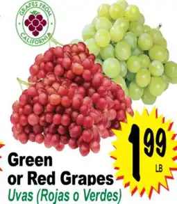Superior Grocers Green or Red Grapes offer
