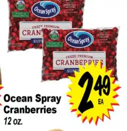 Superior Grocers Ocean Spray Cranberries offer