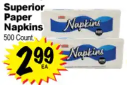 Superior Grocers Superior Paper Napkins offer