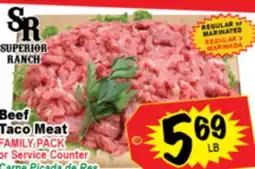 Superior Grocers Beef Taco Meat offer