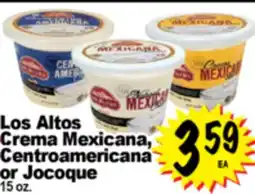 Superior Grocers Los Altos Crema Mexicana, Centroamericana or Jocoque offer