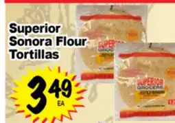 Superior Grocers Superior Sonora Flour Tortillas offer