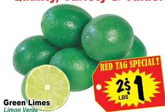 Superior Grocers Green Limes offer