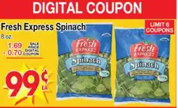 Superior Grocers Fresh Express Spinach offer