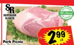 Superior Grocers Pork Picnic offer