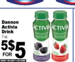 Superior Grocers Dannon Activia Drink offer
