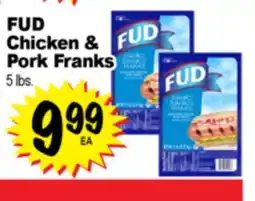 Superior Grocers FUD Chicken & Pork Franks offer