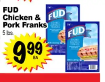 Superior Grocers FUD Chicken & Pork Franks offer
