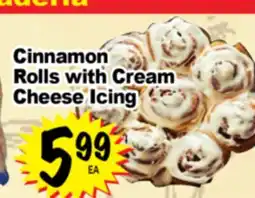 Superior Grocers Cinnamon Rolls with Cream Cheese Icing offer
