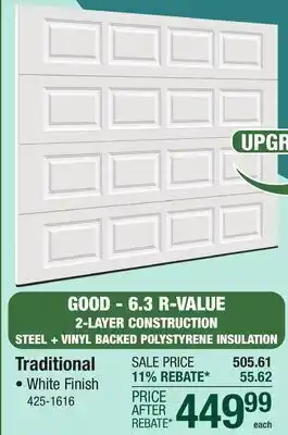 Menards Traditional offer