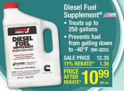 Menards Diesel Fuel Supplement offer