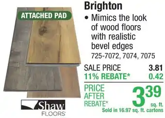 Menards Brighton offer