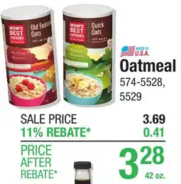 Menards Oatmeal offer