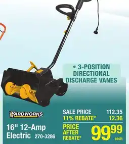 Menards YARDWORKS 16 12-Amp Electric offer