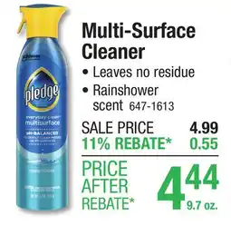 Menards Multi-Surface Cleaner offer