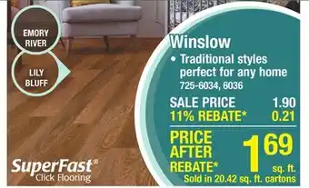 Menards Winslow offer