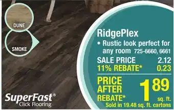 Menards RidgePlex offer